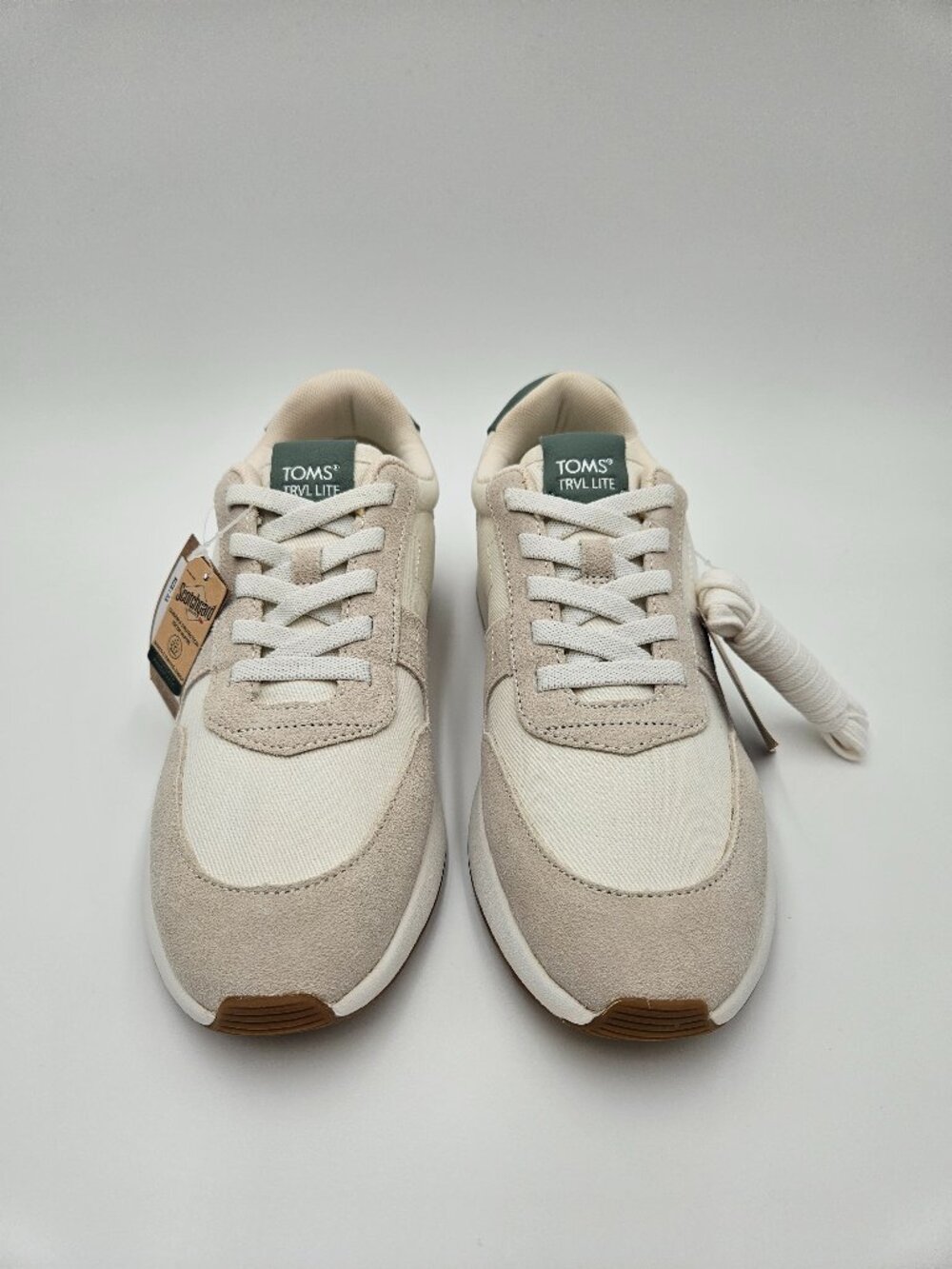NWT TOMS Women’s TRVL LITE Retro Runner | Natural Egret Suede | Size 7.5 - Picture 8 of 12